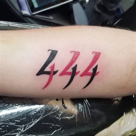 number 444 tattoo|The Meaning and Symbolism of the 444 Tattoo。